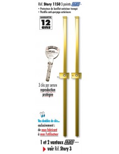 Serrure 3 points classique...