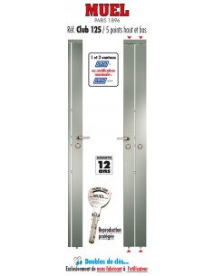 Serrure 5 points Club 125