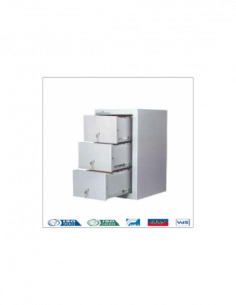 Armoire Forte À 3Tiroirs...