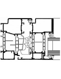 Wicona Fenêtre ouverture à...