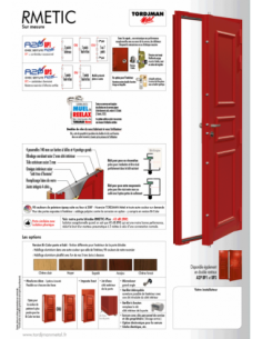 PORTE BLINDÉE RMETIC certifiée